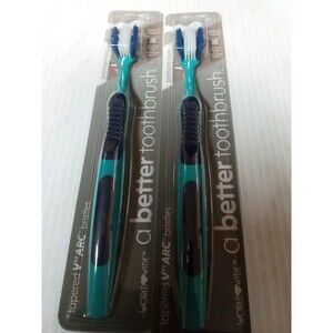 World Wide Daily Toothbrush 2 Pack Ultra Soft  CL - V ARC Blue And Green